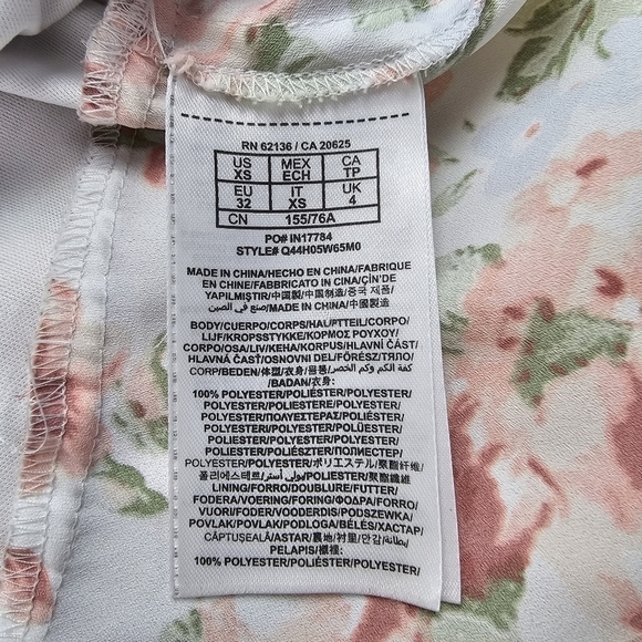 Guess Floral Tiered Sleeveless Blouse - Picture 6 of 7